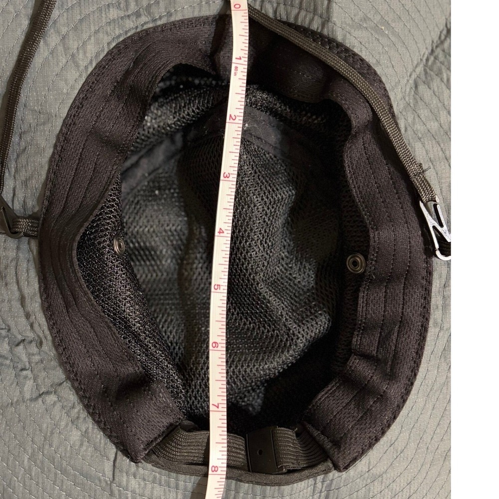 Breckenridge Colorado Gray Ripstop Mesh Sun Hat Boonie Hiking Fishing Bucket Hat - Picture 6 of 6